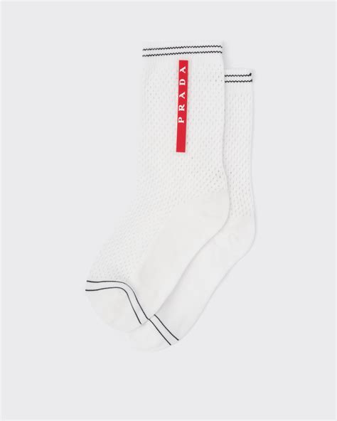 prada socks white|prada socks price.